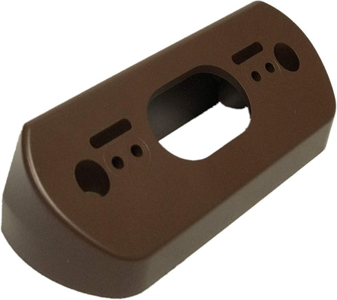 Wall Plate with 30 Degree Angle Mount for Nest Hello Video Door Bell in Coffee