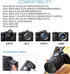 NP-FZ100 Continuous Power Adapter Dummy Battery Kit for Sony Alpha A6600, A6700, A7 Series Cameras