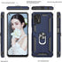 LeYi Moto G Stylus 2021 Case with 2 Tempered Glass Screen Protectors, Military Grade with Kickstand, Blue