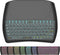 Mini Bluetooth Keyboard D8, Rechargeable Wireless Keyboard with Touchpad, Backlit Handheld Remote, 2.4G WiFi/BT4.2 for