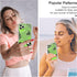 Cute Frog iPhone 12 Pro Max Case - 6.7" Kawaii Green Frog Design, Non-Slip, Shock Absorption, Gel Frame for Teens.