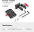 SmallRig Mini V Mount Battery Plate, V-Lock Mount with Crab-Shaped Clamp for Camera Power Supply - 2989