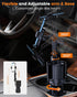 Easkkty 2 1 Cup Phone Holder for Car with Expandable Base, Upgraded in Hands Free Cellphone Holder Cupholder Car Mount