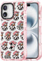 Rosarnnah for iPhone 16 Case Cute - Military-Grade 20 ft Drop Protection Shockproof
