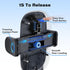 1Zero Easy One-Button Release CD Phone Holder for Car, Universal Air Vent & CD Slot Phone Mount, Thick Cases Friendly