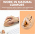 X9 Performance 2.4G) 4000 6 Wireless Vertical Ergonomic Mouse - Click with Capybara - (BT + Up to DPI, Button