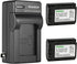 Kastar 2-Pack NP-FZ100 Battery and AC Wall Charger for Sony Alpha ZV-E1, Alpha A6700 a6700, Alpha A7C II a7C II, Alpha