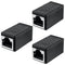 VGGUBKZ RJ45 Coupler 3-Pack, Ethernet Female to Female Connector for Cat7/Cat6/Cat5e Cables, Network