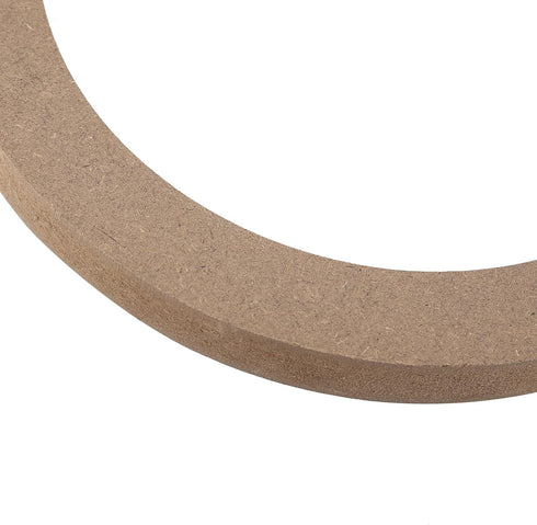 X AUTOHAUX 4 Pcs 4" Universal Wooden Car Speaker Subwoofer Mounting Spacer Rings Adapter Bracket Holder