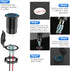 12V USB Outlet Wire USB Charger Multi Port, Dual PD3.0 USB-C and Quick Charge3.0 Car USB Port Socket