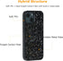 molzar Grip Series Case for iPhone 13 Mini, Real Forged Carbon Fiber, Built-in Metal Plate, Wireless Charging, Glossy