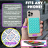 Suction Phone Case Mount, Silicon Adhesive Accessory for iPhone and Android, Hands-Free Mirror Shower Holder (Pink)