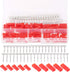 Hilitchi 300Pcs (50set) 2.54mm 2-Pin Female & Male Red Plug Housing Crimp Terminal Connector Kit Compatible with JST SYP