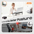 3 2 Pack Computer Monitor Stand Riser with Storage, Height Adjustable Laptop Desktop Monitor Stand with Drawer, Metal