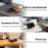 2 in 1 Foldable Mini Travel Wireless Charger Stand for Apple, KUXIU Aluminum Alloy Magnetic Charging Station for iPhone
