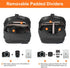 Besnfoto Camera Bag Crossbody Small Cute Camera Bag Purse Waterproof Travel Shoulder Case Sling Designer for Mirrorless