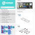 6-in-1 Programmable 200+ ELECFREAKS microbit Ring:bit Starter Kit, Makecode Coding Learning Kit with Building