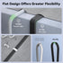 8 75 40Gbps 2000MHz Cat8 RJ45 75FT BUSOHE Cat Ethernet Cable FT, High Speed Flat Internet Network Patch Cord, SFTP