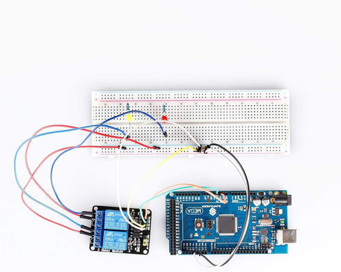 SunFounder 2 Channel DC 5V Relay Module with Optocoupler, Low Level Trigger Expansion Board for Arduino R3 MEGA