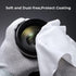 K&F Concept 95mm Lens Cap, 9-in-1 Center Pinch Lens Cover + Anti-Loss Keeper Leash + Microfiber Cleaning Cloth Kits