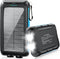 Kepswin Solar Power Bank 49800mAh Portable Solar Phone Charger with LED Flashlight/15W Fast