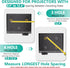 3-in-1 44lbs (PM-003-W), WALI Projector Mount Ceiling/Wall - Universal Bracket with Extension Pole, Height Adjustable