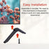 Goktvai 2pcs 32in/81cm, Universal TV Stand Legs for Black TV Mounting Brackets Replacement with Screws Easy Install
