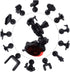 Dash Cam Suction Mount - Windshield & Dashboard Suction Cup Holder with Various Joints for Yi, Rexing, Falcon, Old