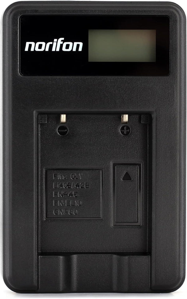 NP-45 LCD USB Charger for Fujifilm FinePix Cameras, Compatible with JX250, JX400, J38, J10, J20, and More