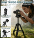 Artisorama 25'' Mini Tripod for Camera, Small Tabletop Travel Camera Stand, Compact Portable Desk Lightweight Tripods