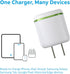 AT&T 30W 15, USB-C Wall Charger Fast Charging Power Adapter Foldable Prongs, Compact Travel Charger Compatible