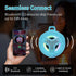 EBODA Waterproof Bluetooth Shower Speaker, IPX7 Floating Portable Wireless Speaker, 24H Playtime with RGB Light for