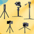 etc(40kg/88lb Zeadio Heavy Duty Metal Tripod Stand - Adjustable Universal Small Table Tripod for Camera, Gimbal, Action