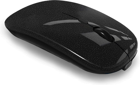 WREANU Wireless Bluetooth Mouse Rechargeable Laptop Mice Silent Slim Use(Bluetooth5.2 and Portable 2.4GHz