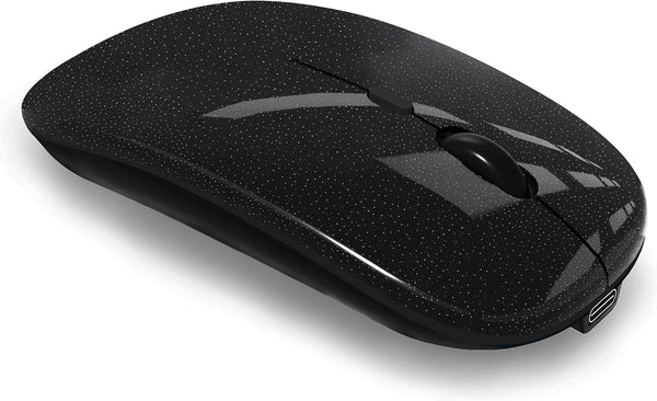 WREANU Wireless Bluetooth Mouse Rechargeable Laptop Mice Silent Slim Use(Bluetooth5.2 and Portable 2.4GHz