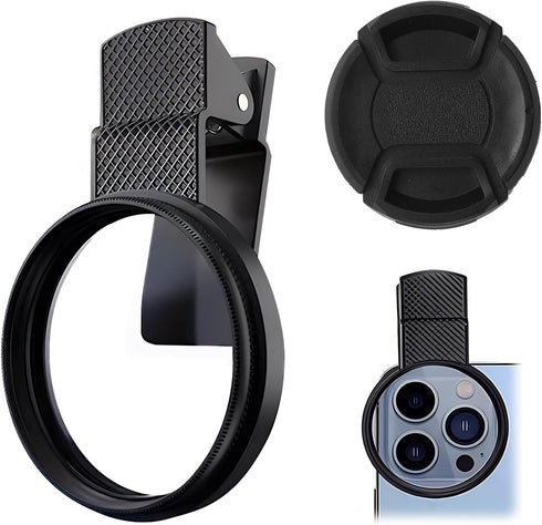 Ryetvok 52mm CPL Filter for Phone Camera with Lens Clip Set, HD Circular