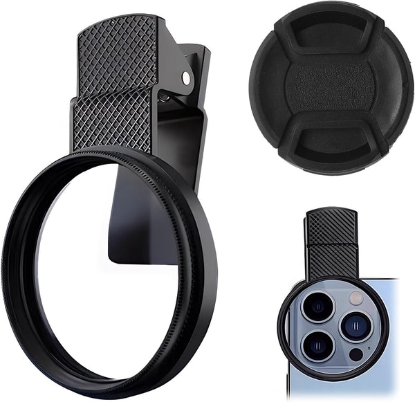 Ryetvok 52mm CPL Filter for Phone Camera with Lens Clip Set, HD Circular