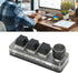 SUNGOOYUE USB 3 Key Keypad, Multifunctional Shortcut RGB Backlight Mini Mechanical Keyboard for Gaming