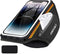 Phone Armband for Running, 3D Design Cell Phone Armband with Zipper Pocket for Earbuds, Water Resistant Sport Arm Band