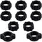LUSTRIB 10 Pcs Tightening Nut for Replacement Car Mount Screw On, 0.67"/17mm Ball