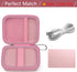 Case Compatible with Clutch - Pro Portable Charger for iPhone, Travel Holder Storage for Battery Pack, Pink