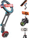 LOXP Magnetic Phone Tripod Mount with Cold Shoe, Adjustable Aluminum Alloy Phone Mount,