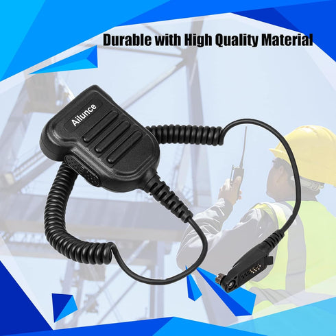 Retevis RT29 Ailunce HD1 Radio Microphone, Original Shoulder Speaker Mic, Compatible with RT29 RT48 NR30 - IP55