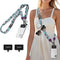 Icycay Phone Lanyard Crossbody, Dog Paw Cell Phone Strap for Around The