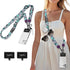 Icycay Phone Lanyard Crossbody, Dog Paw Cell Phone Strap for Around The
