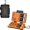 K&F Concept Memory Card Case with 25 Slots, Anti-shock Carrying Case for 4 SD Cards, 4 CF Cards, 4XQDs, 4 CFexpress