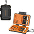 K&F Concept Memory Card Case with 25 Slots, Anti-shock Carrying Case for 4 SD Cards, 4 CF Cards, 4XQDs, 4 CFexpress