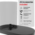 ERA100 Shelf Wall Mount, Black, Compatible with Sonos ERA 100 Speaker, Bracket and Cord Management