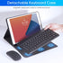 Keyboard Case for iPad 9th 8th 7th Generation 10.2 Inch - Detachable Bluetooth Keyboard with Pencil Holder