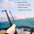 Vikye 9 Inch Selfie Stick, Aluminum Alloy Tripod with Non-Slip, Extendable Lightweight Selfie Stick for Action Sports